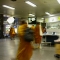 Buddhist Monks at Airport.