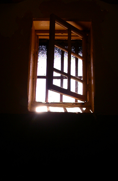 Window in Prison Cell.