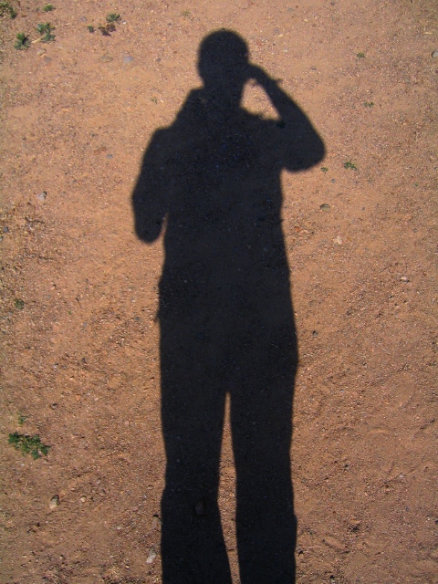 shadow potrait of self